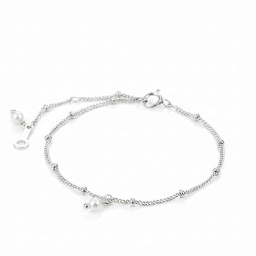 Pearl's Solitaire Bracelet