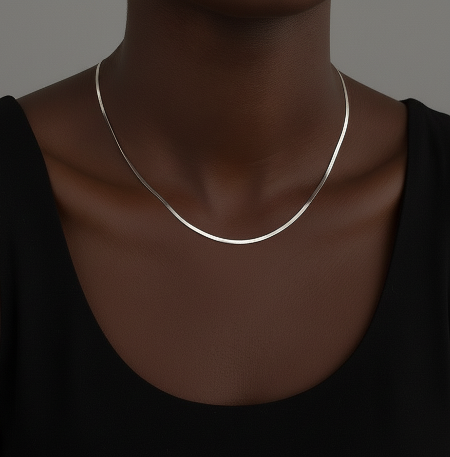 Zahra's Serpentine Snake Chain Necklace