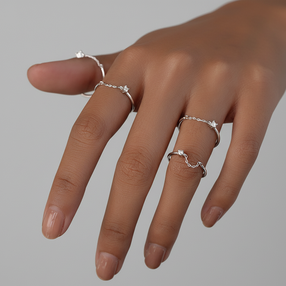 Ivy's Interlinked Chain Ring